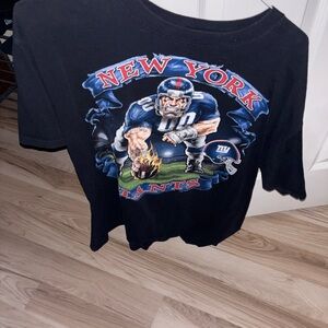 NFL New York Giants Black 1998 vintageShort Sleeve Tee. Rare! XXL !!!